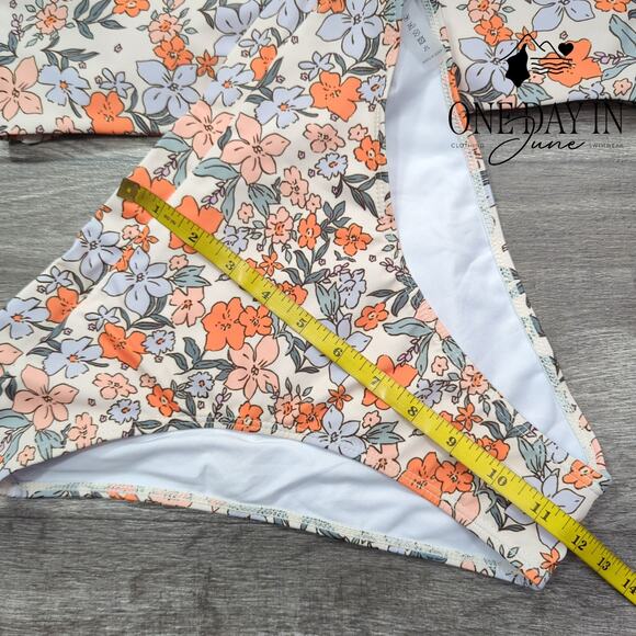 Adisputent High Waist Crop Bikini Swimsuit Size M - Picture 3 of 4